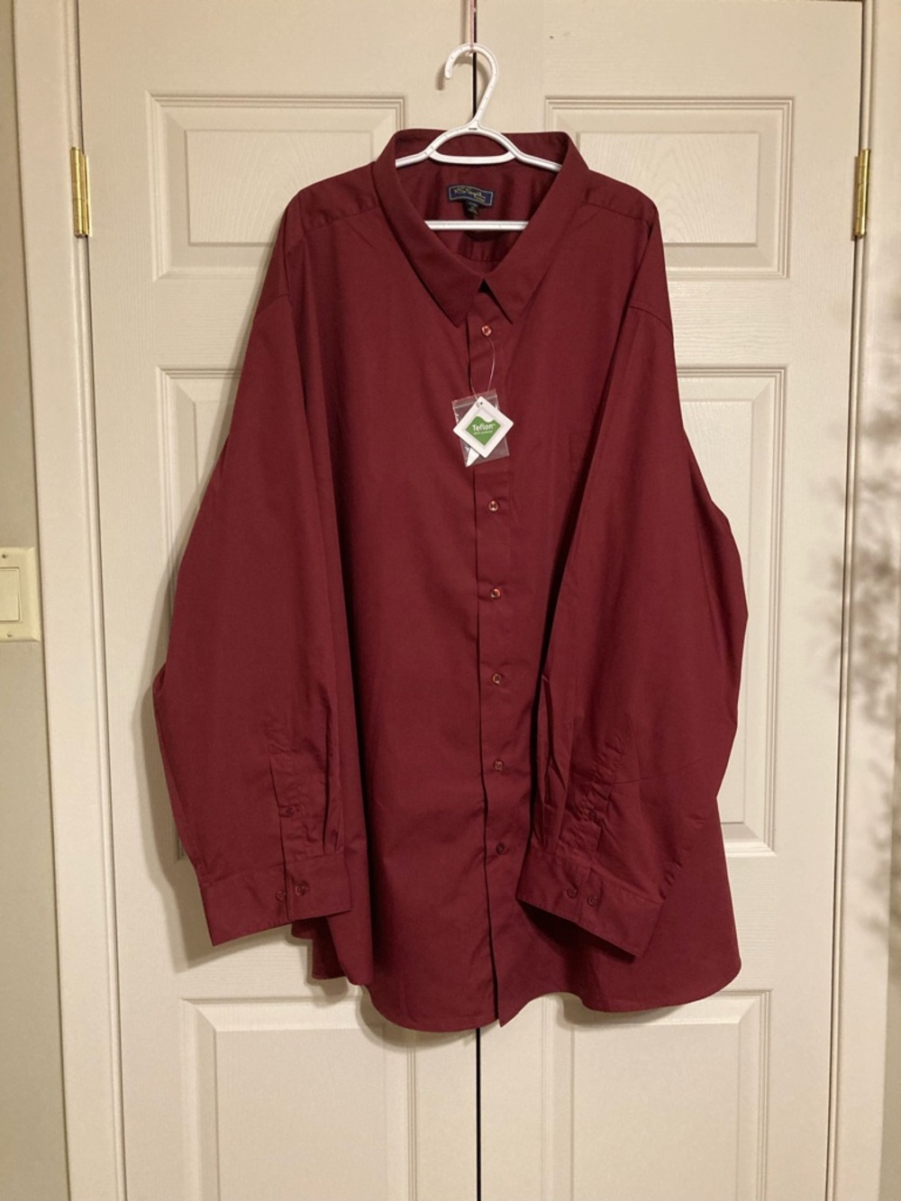 KS Signature king size Big &Tall Button Collar Down Dress shirt size 24 39/0